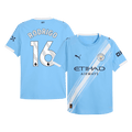 RODRIGO #16 Authentic Manchester City Home Soccer Jersey 2025/26 Blue