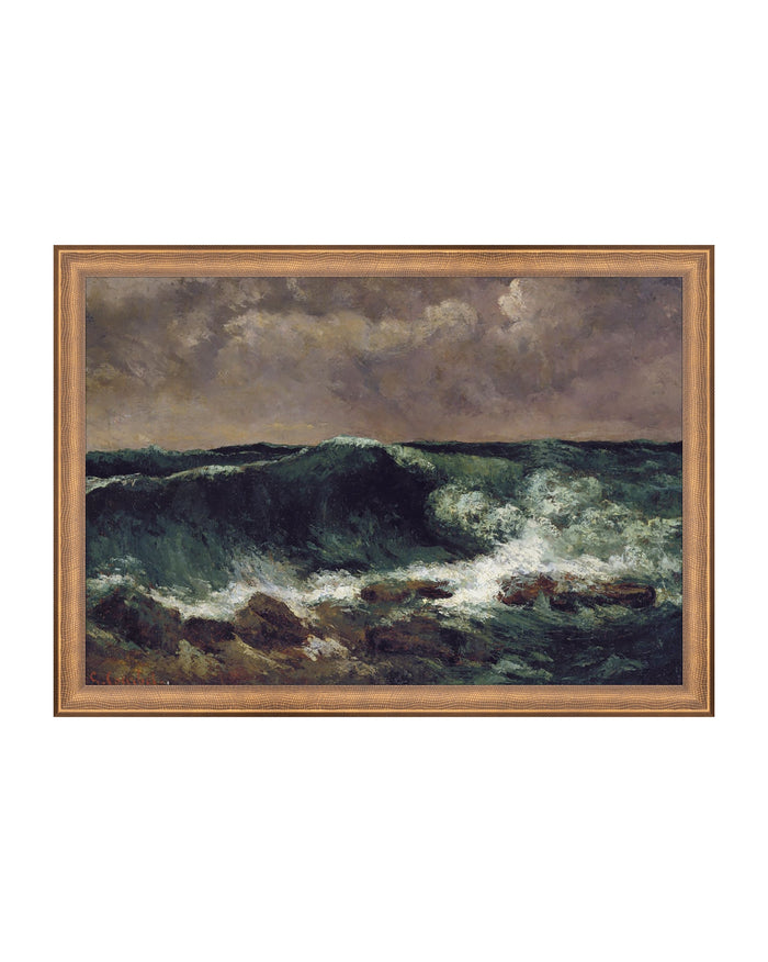 Rolling Waves Art Print by Splendus