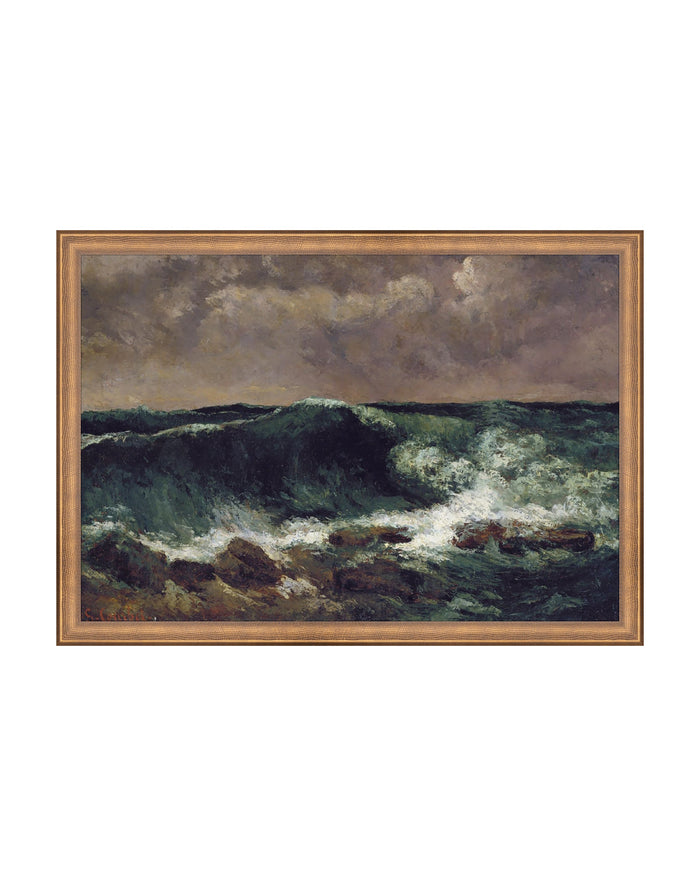 Rolling Waves Art Print by Splendus