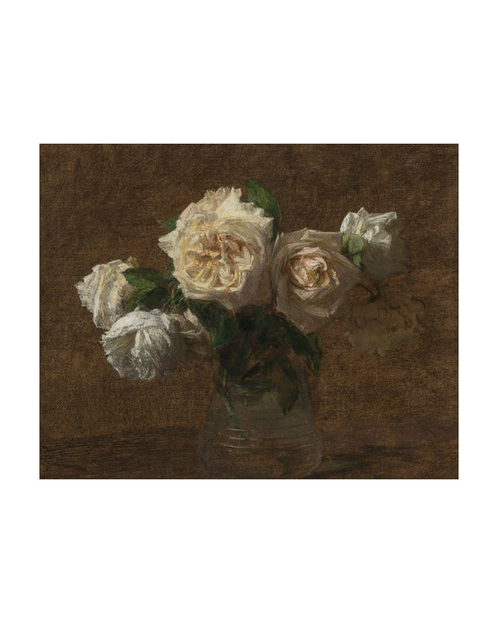Roses Still Life Art Print by Splendus