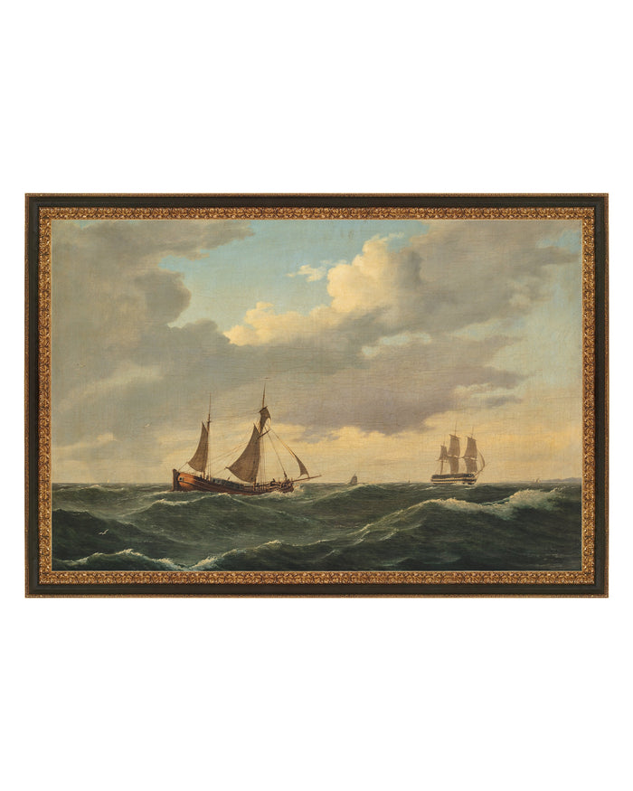 Sailboats Art Print by Splendus