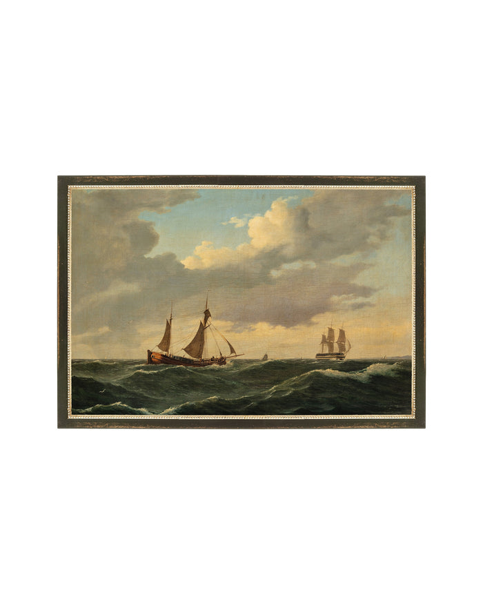Sailboats Art Print by Splendus