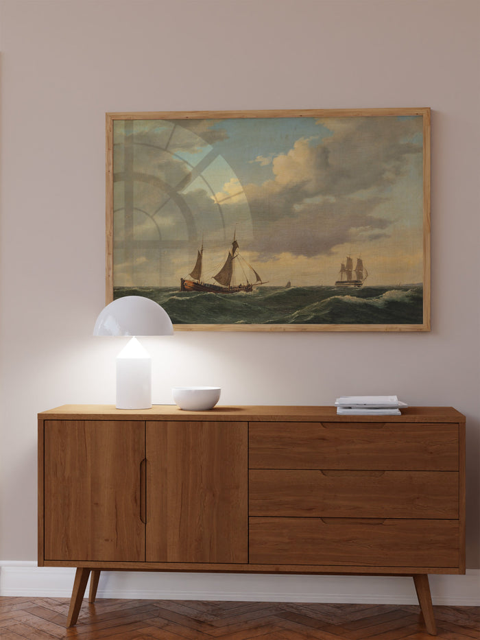 Sailboats Art Print by Splendus