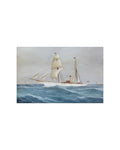 Sailboats II Art Print by Splendus