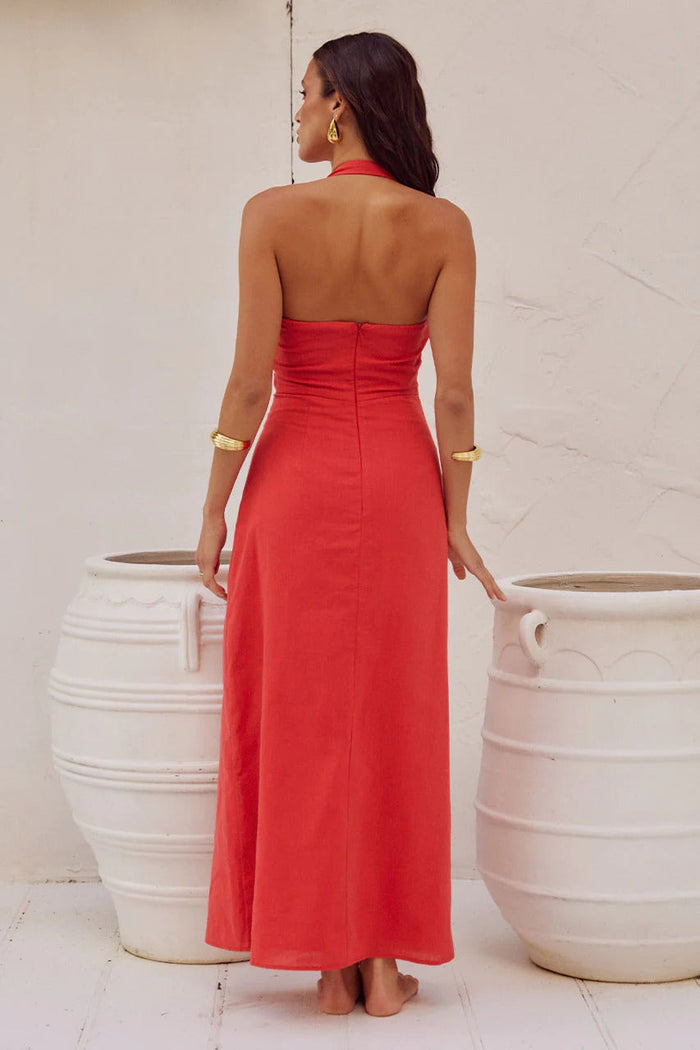 Saphira Long Midi Dress - Jaffa