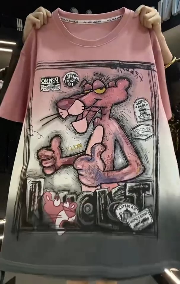 🩷Šarmantni džemperi s printom Pink Panther-HR