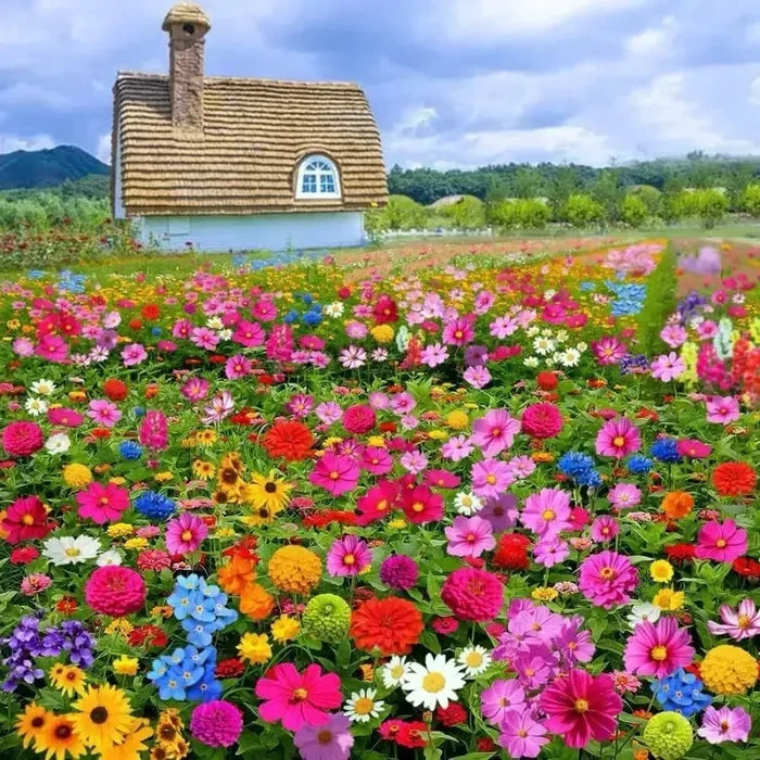 🔥 Semená kvetov štyroch ročných období – viac ako 60 zmiešaných trvácnych odrôd 🌸-SK