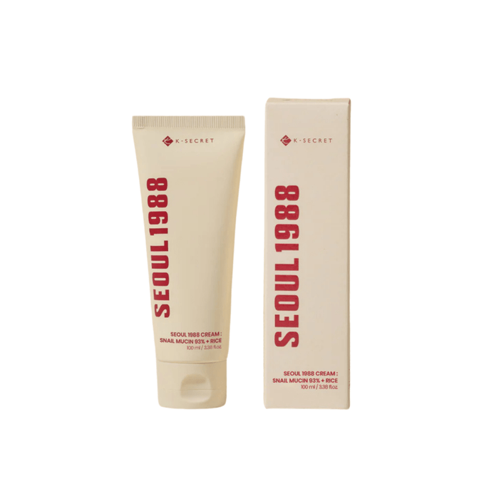 K - Secret Seoul 1988 Cream : Snail Mucin 93% + Rice 100ml | La Cosmetique