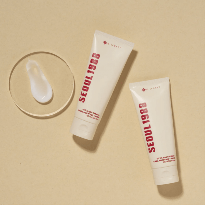 K - Secret Seoul 1988 Cream : Snail Mucin 93% + Rice 100ml | La Cosmetique