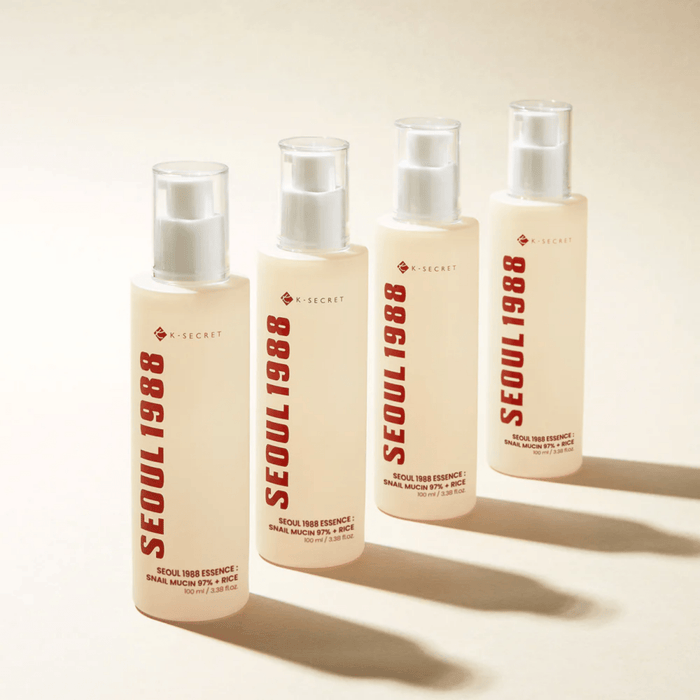 K - Secret Seoul 1988 Essence : Snail Mucin 97% + Rice 100ml | La Cosmetique