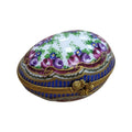 Sevre Roses Egg Limoges box, hand-painted porcelain made in France