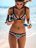 Sexy Swimsuit Printed Bikini