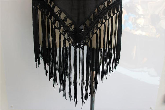 Sexy Tassel Sleeveless Beach Swimwear Bikini Cover Up