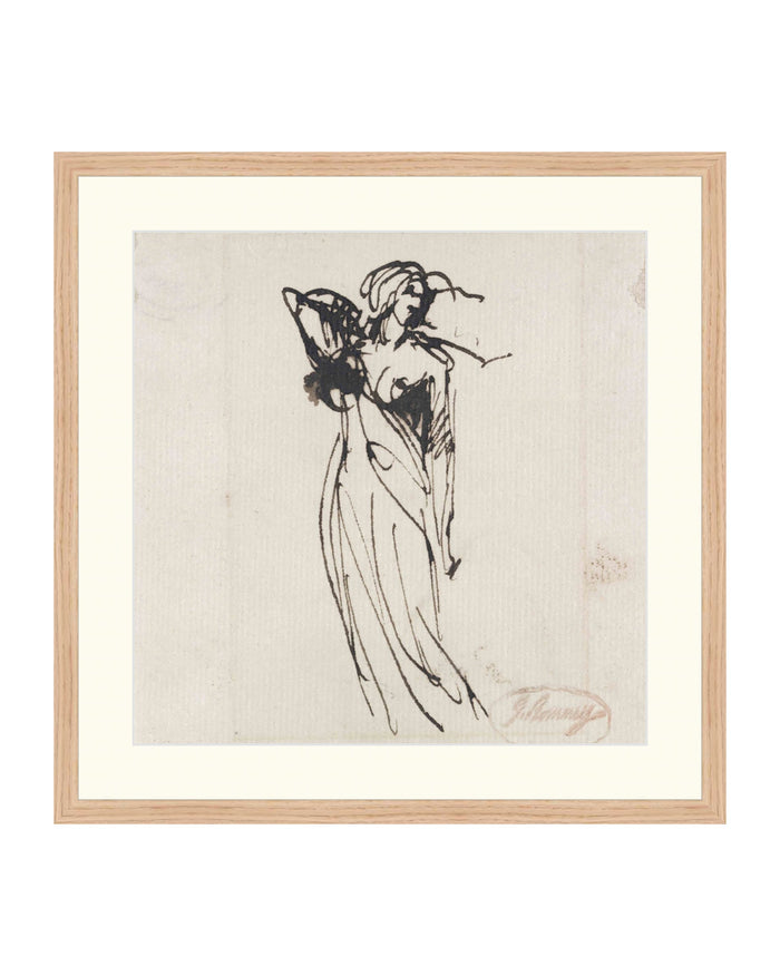 Silhouette Sketch Art Print by Splendus