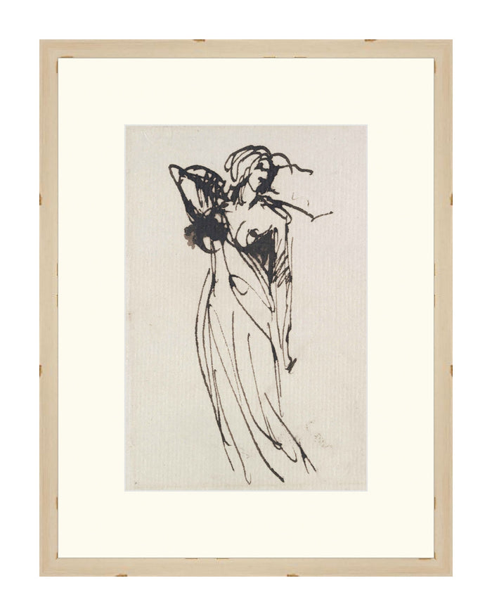 Silhouette Sketch Art Print by Splendus
