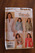 Simplicity 4129, Misses Jackets, Vests, Lined, Uncut Sewing Pattern