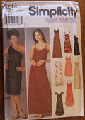 Simplicity 5244, Misses Dresses, Formals, Evening Wear, Uncut Sewing Pattern