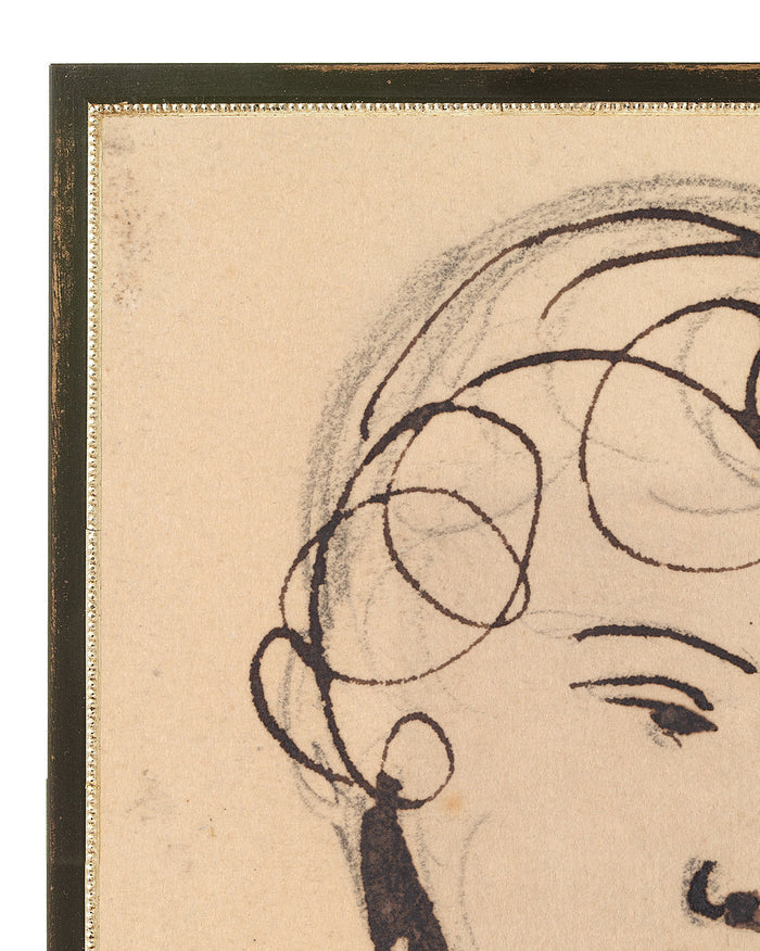 Sketch of a Lady Art Print by Splendus