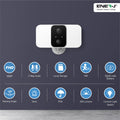 Smart Wireless Twin Floodlight Camera with Solar Panel