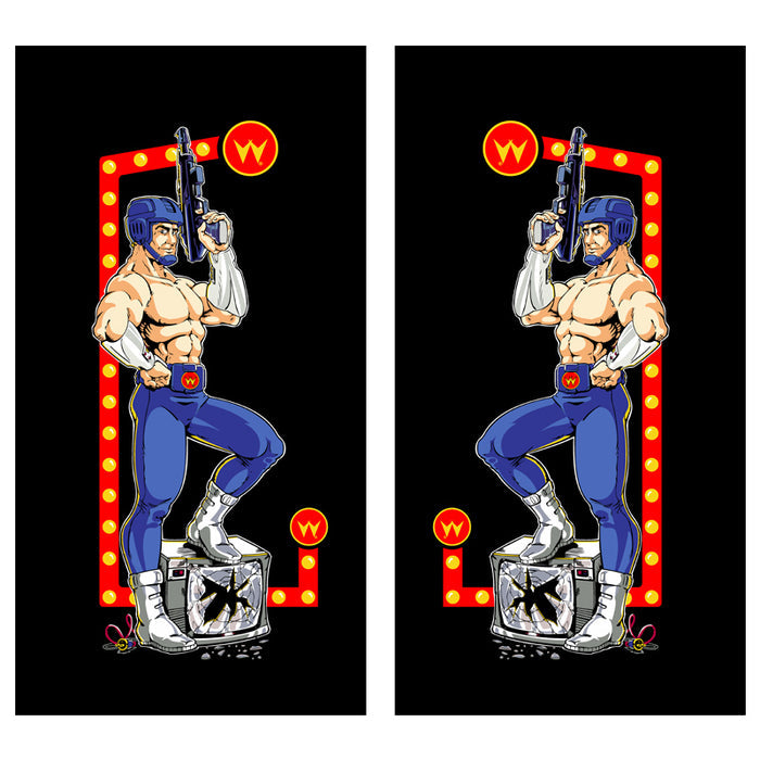 Smash TV Side Art Decals - Escape Pod Online