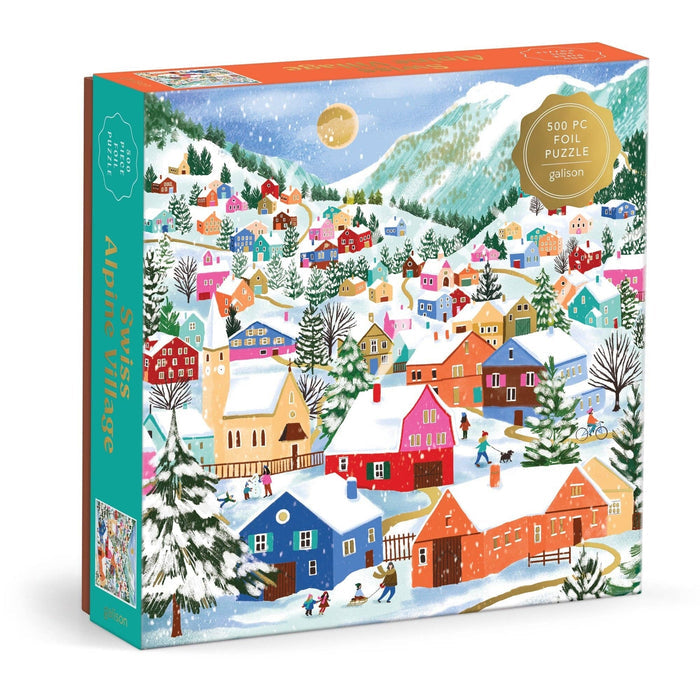 Swiss Alpine Village 500 Piece Puzzle