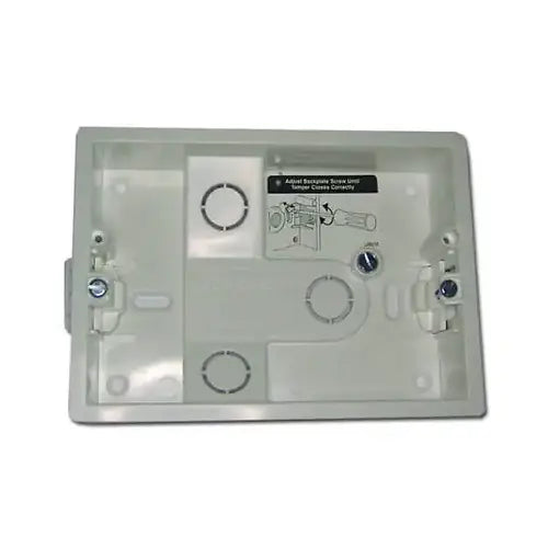 Texecom DBE-0002 Premier Elite FMK Plastic Mounting Back Box White