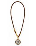 The Navigator Silver Coin Necklace by Erin Gray