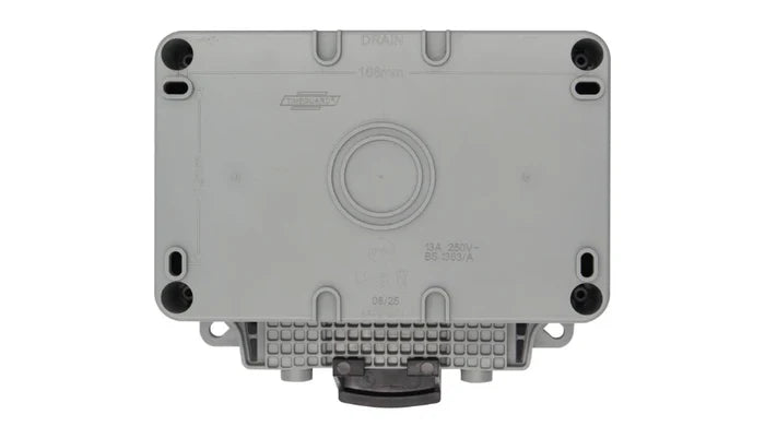 Timeguard TW1409DPP Weathersafe IP66 2 Gang 13A Switched Socket DP with Passive RCD
