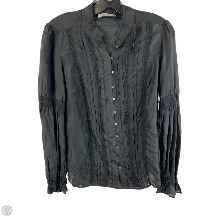 Top Long Sleeve By Bailey 44 In Black, Size: S