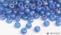 Transparent Frost Capri Blue AB 6/0 Glass Beads