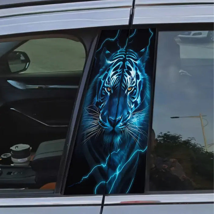 Un juego de pegatinas decorativas para los pilares B de tu coche-ES