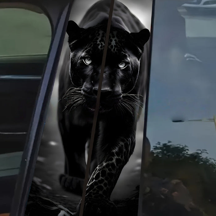 Un juego de pegatinas decorativas para los pilares B de tu coche-ES