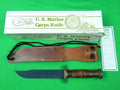 US '98 CASE XX USMC Marine Corps Commemorative Combat Fighting Knife Sheath Box