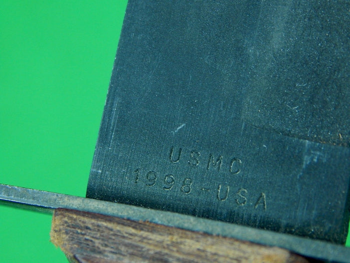 US '98 CASE XX USMC Marine Corps Commemorative Combat Fighting Knife Sheath Box