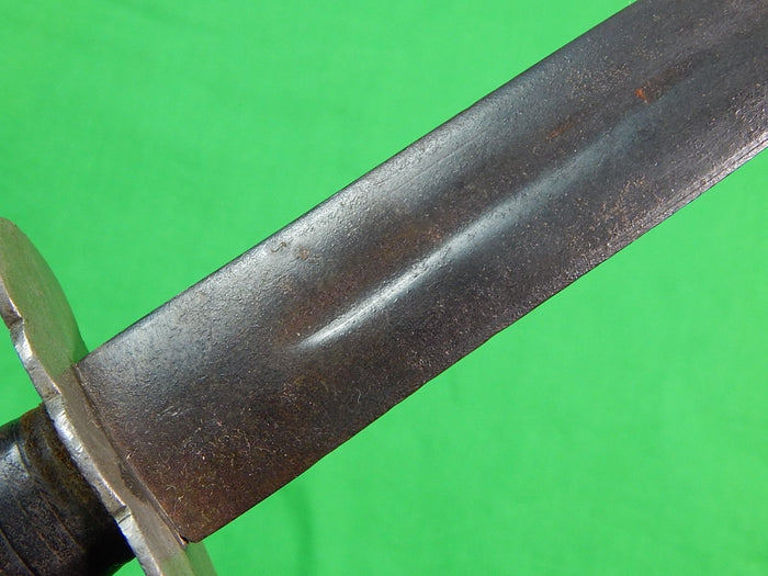 US WW2 Custom Hand Made Sword Blade Theater Stiletto Fighting Knife #50