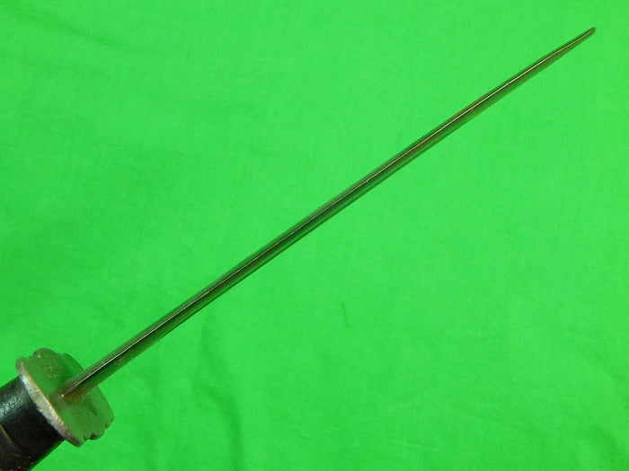 US WW2 Custom Hand Made Sword Blade Theater Stiletto Fighting Knife #50