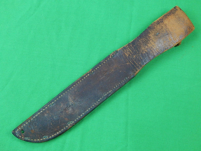 US WW2 Leather Sheath Scabbard for Fighting Knife