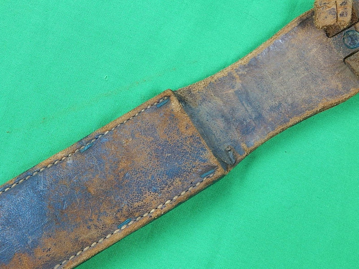 US WW2 Leather Sheath Scabbard for Fighting Knife