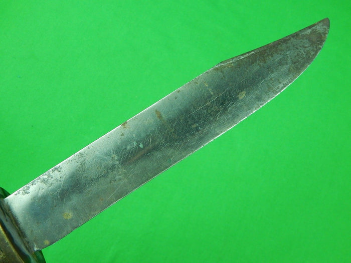 US WW2 WWII Custom Handmade Huge Theater Fighting Knife w/ German Sheath