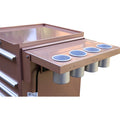 Viper Tool Storage V2SRG Viper Tool Storage 18G Steel Folding Side Shelf With Power Strip/Usb Rose Gold