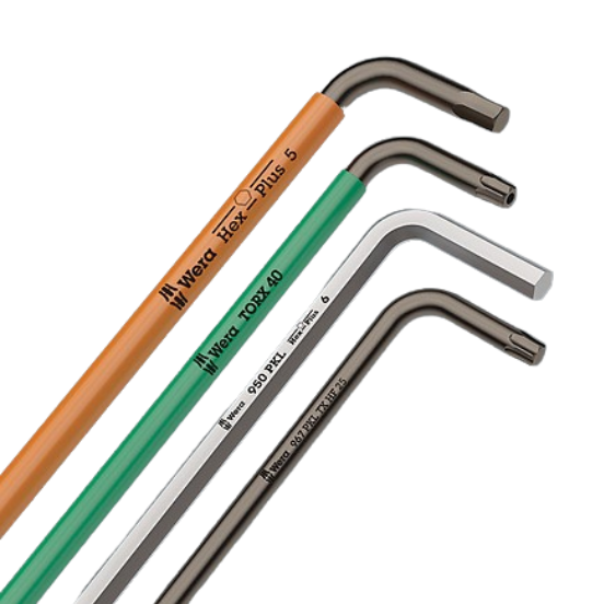 Wera 05073596001 950/9 Hex-Plus L-KEY 9PC Set