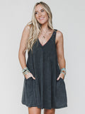 Whisked Away Dress - Charcoal - Pre Order
