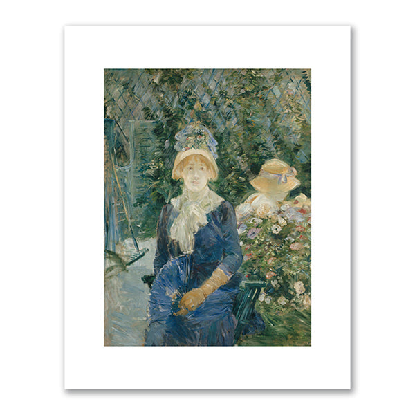 Berthe Morisot, Woman in a Garden, 1882–1883, The Art Institute of Chicago. Fine Art Prints in various sizes by Museums.Co