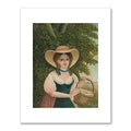 Henri Rousseau, Woman with Basket of Eggs (La femme au panier d'œufs), c. 1889–95, Barnes Foundation. Fine Art Prints in various sizes by Museums.Co