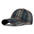 Wool Blend Checkered Baseball Cap - 4 Variants