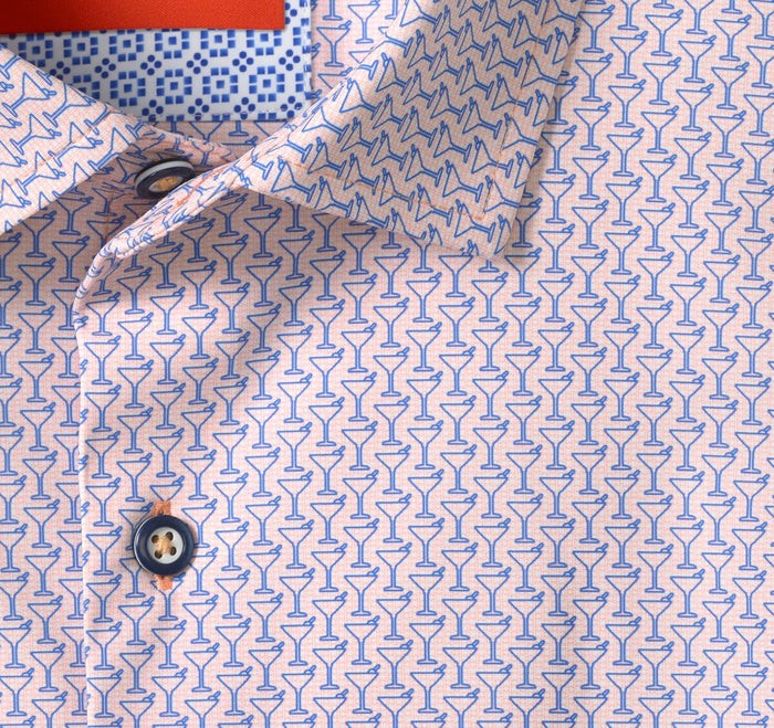 XC+ MOTION SHORT-SLEEVE PRINT KNIT SHIRT