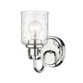 Z-Lite Kinsley Chrome 1 Light Wall Sconce 340-1S-CH