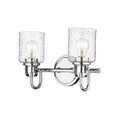 Z-Lite Kinsley Chrome 2 Light Vanity 340-2V-CH - Bath & Vanity