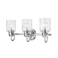 Z-Lite Kinsley Chrome 3 Light Vanity 340-3V-CH - Bath & Vanity