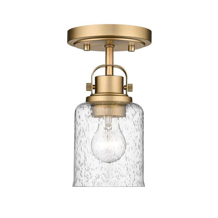 Z-Lite Kinsley Heirloom Gold 1 Light Flushmount 340F1-HG